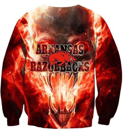 Image of Arkansas Razorbacks Hoodies - 3D Hoodie, Zip-Up, Sweatshirt, T-Shirt