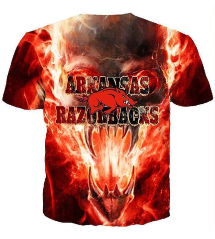 Image of Arkansas Razorbacks Hoodies - 3D Hoodie, Zip-Up, Sweatshirt, T-Shirt