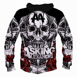 Asking Alexandria Hoodies - Pullover Black Hoodie