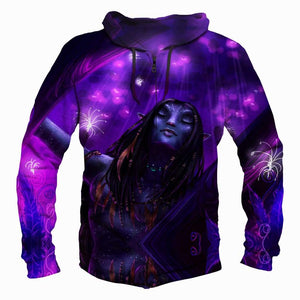 Avatar  Illuminate Hoodies - Pullover Purple Hoodie