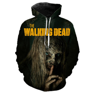 The Walking Dead 3D Printed Hoodie - Fashion Casual Sweatshirts Pullover