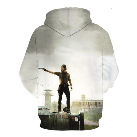 Image of The Walking Dead 3D Printed Hooded Sweatshirts - Casual Hoodies Pullover Jacket