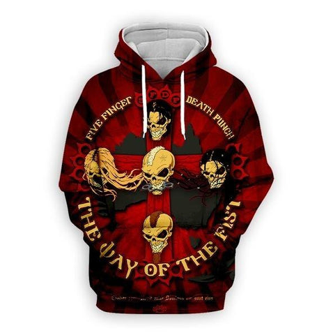 Image of Five Finger Death Punch Funny 3D Print Hoodie