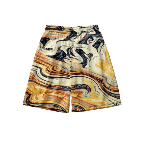 Image of Men's Japan Style Beach Shorts —— Fashion Casual Printing Pattern