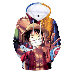 One Piece Anime 3D Print Casual Sweatshirts Hoodies