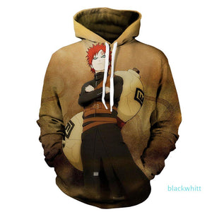 Naruto Casual Hoodie Anime - 3D Sweatshirt