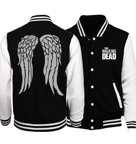 Image of The Walking Dead Prinitng Baseball Uniform Casual Hoodies