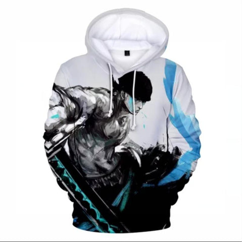 Image of 3D Anime One Piece Hooded Sweatshirts - Loose Teenage Hoodies