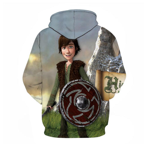 Image of How To Train Your Dragon 3D Printed Hoodies - Fashion Hooded Sweatshirts