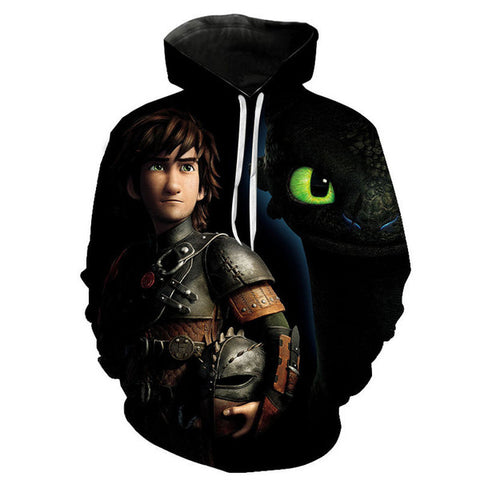 Image of Cartoon Anime How To Train Your Dragon The Hidden World 3D Print Hoodies Men Women Children Casual Cool Sweatshirt Pullover