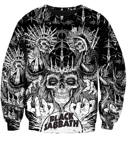 Image of Black Sabbath - 3D Hoodie, Zip-Up, Sweatshirt, T-Shirt #1