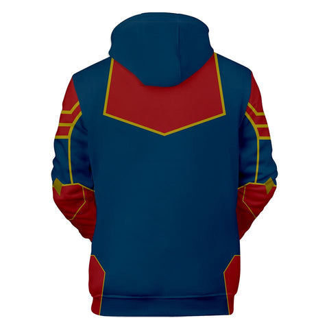 Image of Captain Marvel Hoodie - Carol Danvers Pullover Hoodie