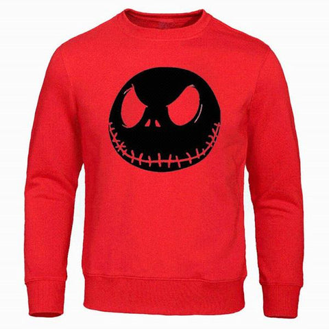 Image of Nightmare Before Christmas Cartoon Jack Skellington Hoodies Pullovers