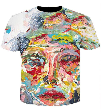 Image of Funny Cage The Elephant Sweatshirts - Colourful Oil painting Sweatshirt