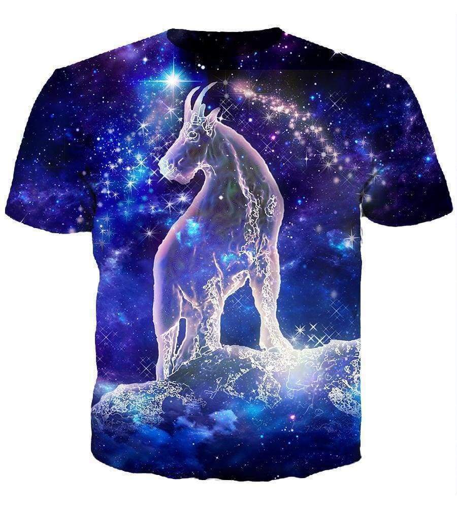 Horoscope Capricorn Hoodies - Pullover Black Hoodie