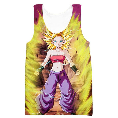 Image of Dragon Ball  Super Saiyan Caulifla Hoodies - Super Pullover Hoodie