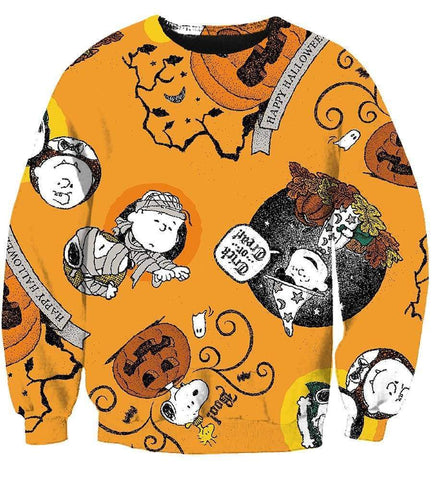 Image of Charlie Brown Hoodies - Pullover Yellow Hoodie