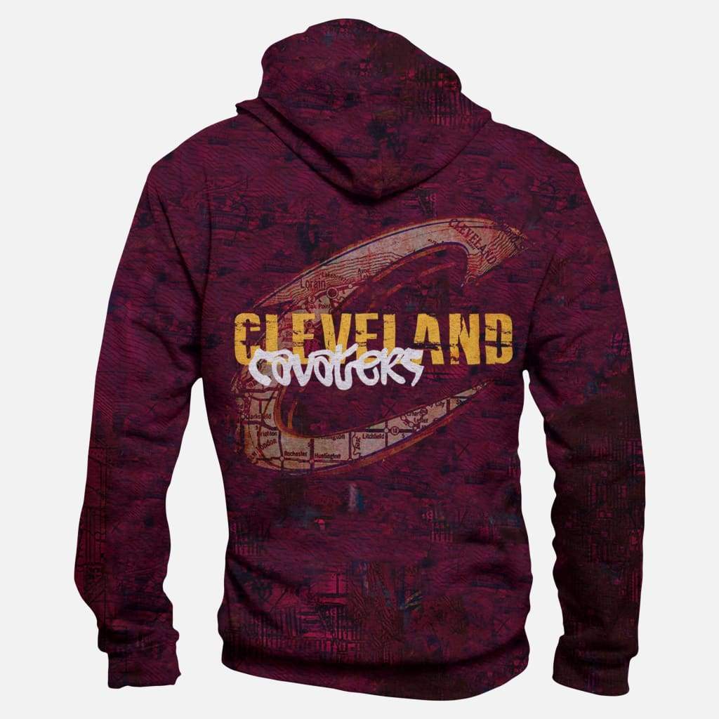 Basketball Cleveland Cavaliers Hoodies - Pullover Sport Red 3D