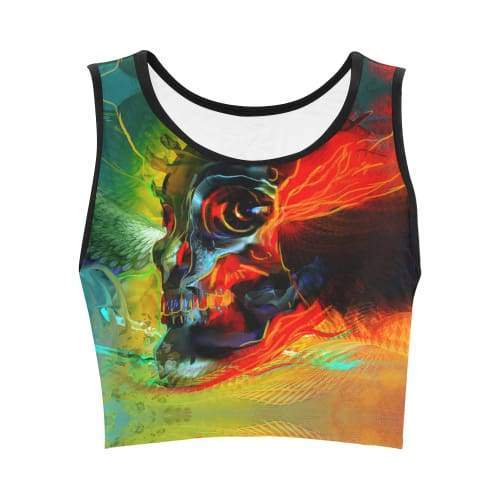 Funny Color Skull Hoodies - Pullover Colorful Hoodie