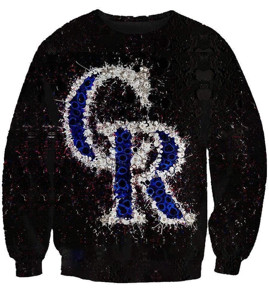 Colorado Rockies /CR- 3D Hoodie, Zip-Up, Sweatshirt, T-Shirt
