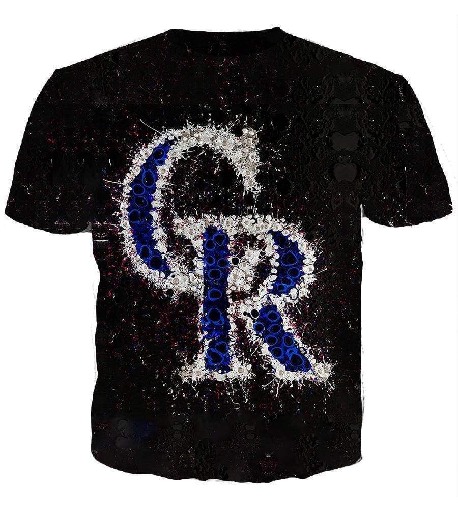 Colorado Rockies /CR- 3D Hoodie, Zip-Up, Sweatshirt, T-Shirt
