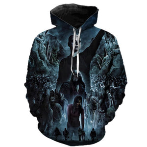 The Walking Dead 3D Printed Hoodie - Fashion Casual Sweatshirts Pullover