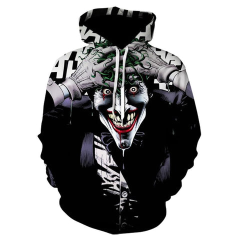 Image of Suicide Squad 3D Print Sweatshirt - Joker Hoodies Pullovers