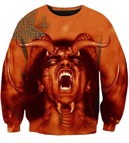 Image of Dark Funeral Hoodies - Pullover Red Hoodie