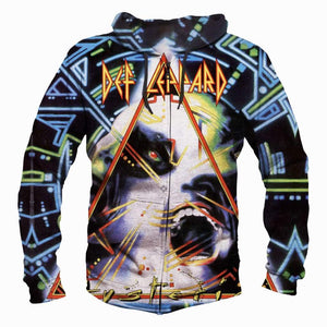 Def Leppard Hoodies - Pullover Black Hoodie