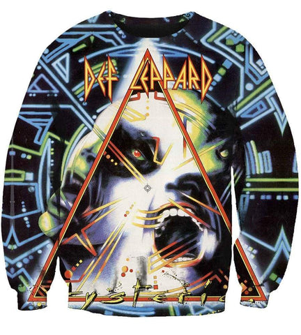 Image of Def Leppard Hoodies - Pullover Black Hoodie