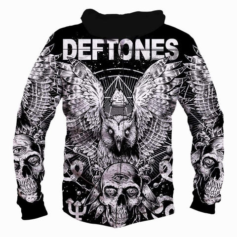 Image of Deftones Hoodies - Pullover Black Hoodie