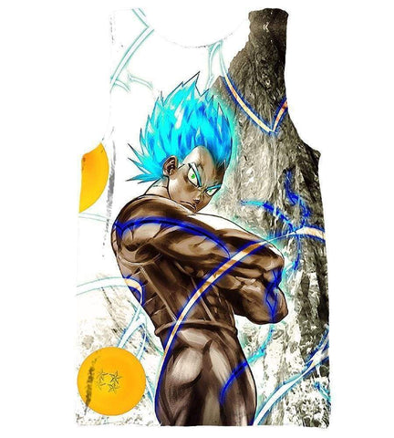 Image of Dragon Ball Z Goku Hoodies - Blue Hair Goku Hoodie