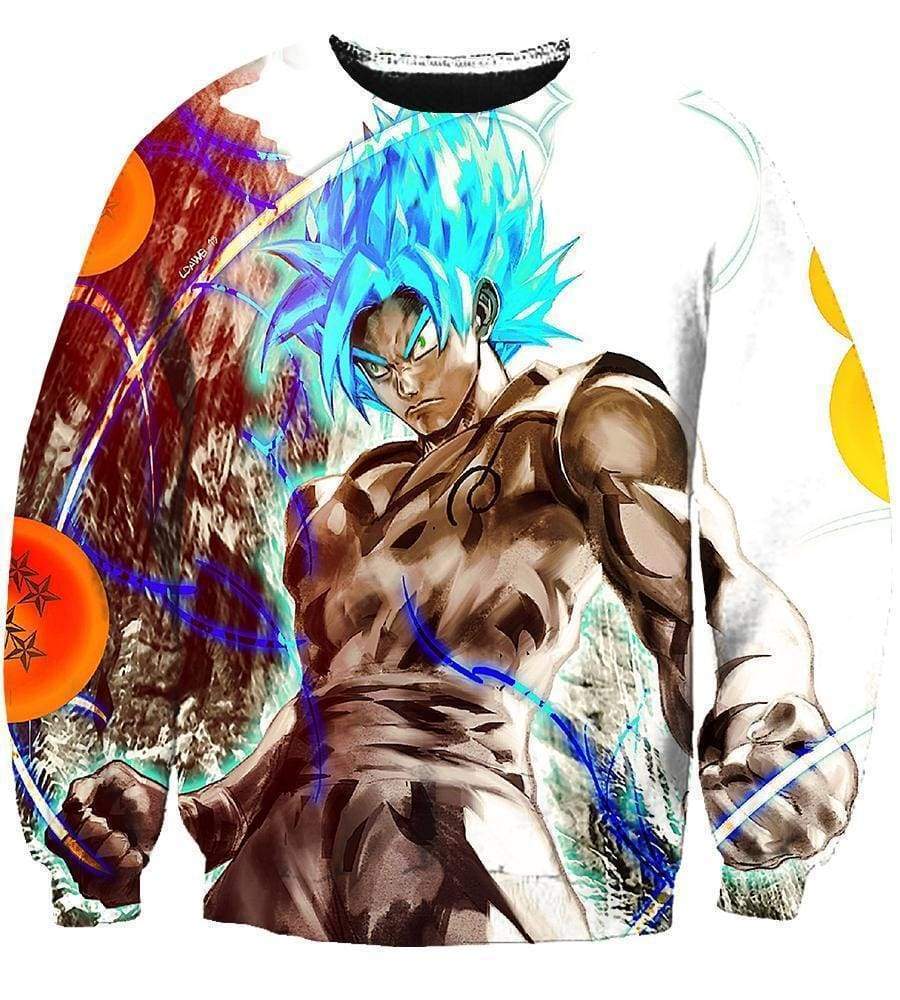 Goku zip sale up hoodie