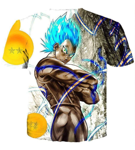 Image of Dragon Ball Z Goku Hoodies - Blue Hair Goku Hoodie