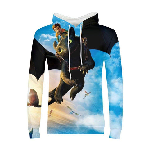 Image of How To Train Your Dragon Hoodie - Fashion Sweatshirt Hoodies Pullover