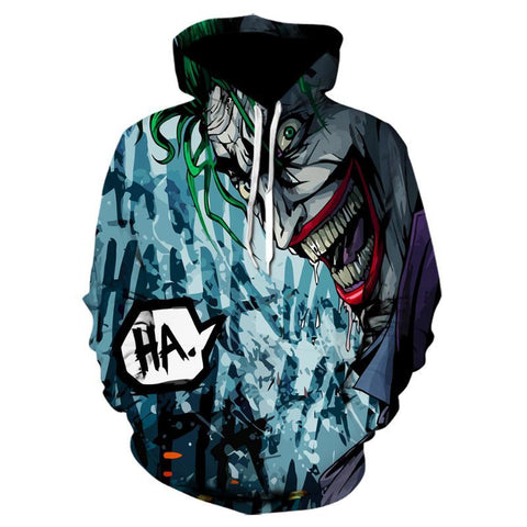 Image of Suicide Squad Joker Hoodies Pullovers - 3D Print Sweatshirt