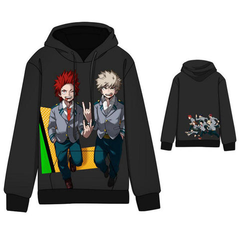 Image of Boku no Hero Academia Midoriya Izuku TODOROKI SHOTO Hoodie My Hero Academia Jacket Casual Hoodie