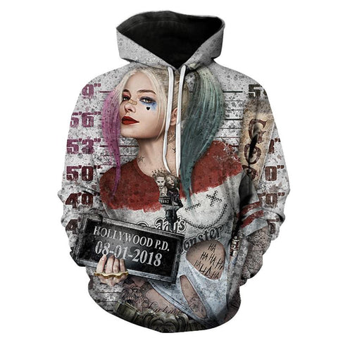 Image of Suicide Squad 3D Printed Hoodie - Fashion Pullover Sportswear