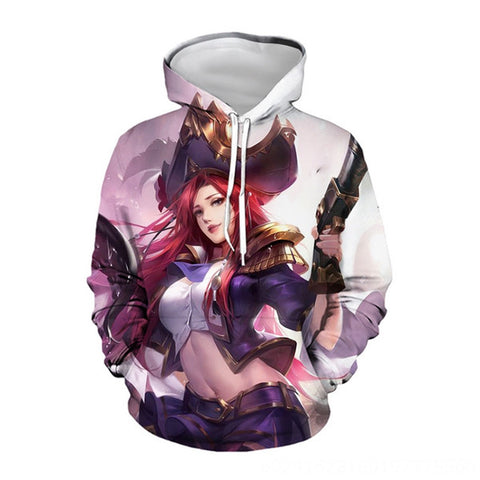 Image of 3D Printed League of legends Hoodies