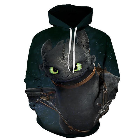 Image of How to Train Your Dragon 3D Hoody Sweatshirt Cartoon Hoodies