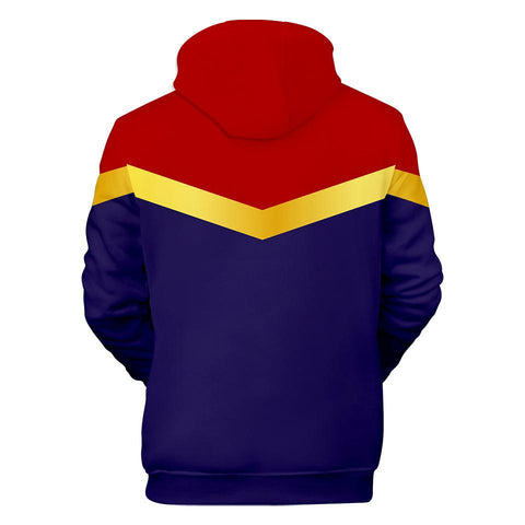 Image of Captain Marvel Hoodie - Carol Danvers Pullover Hoodie