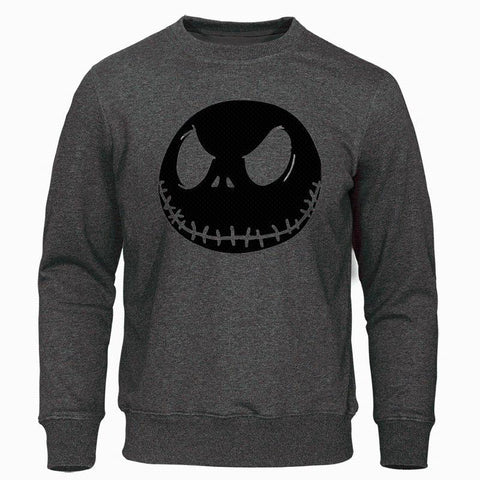 Image of Nightmare Before Christmas Cartoon Jack Skellington Hoodies Pullovers