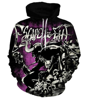 Escape The Fate Hoodies - Pullover Black Hoodie