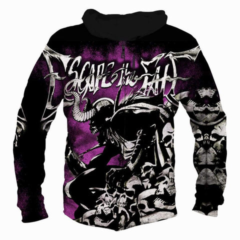 Image of Escape The Fate Hoodies - Pullover Black Hoodie