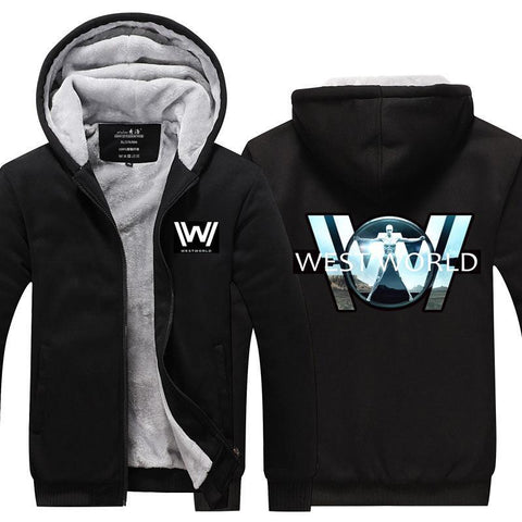 Image of Westworld Zipper Jacket Hoodie Sportswear