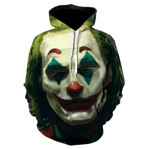 Image of Suicide Squad Joker 3D Print Hoodies Hip Hop Pullovers