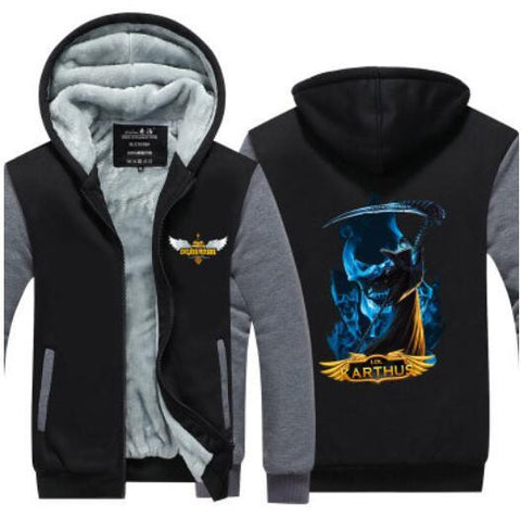 Image of League of Legends Zipper Hoodies - Fleece Casual Sweatshirts