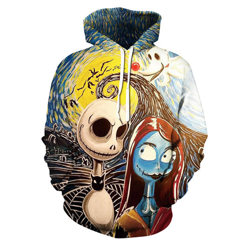 Image of The Nightmare Before Christmas Hoodies 3D Printed Unisex Hoodies