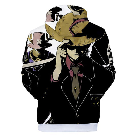 Image of One Piece 3D Hoodies Sweatshirts - Anime Hooded Pullovers