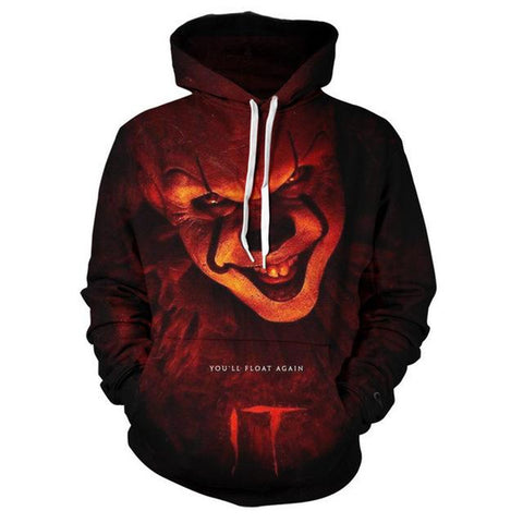 Image of Suicide Squad 3D Printed Hoodies - Joker 3D Hooded Sweatshirt Pullover